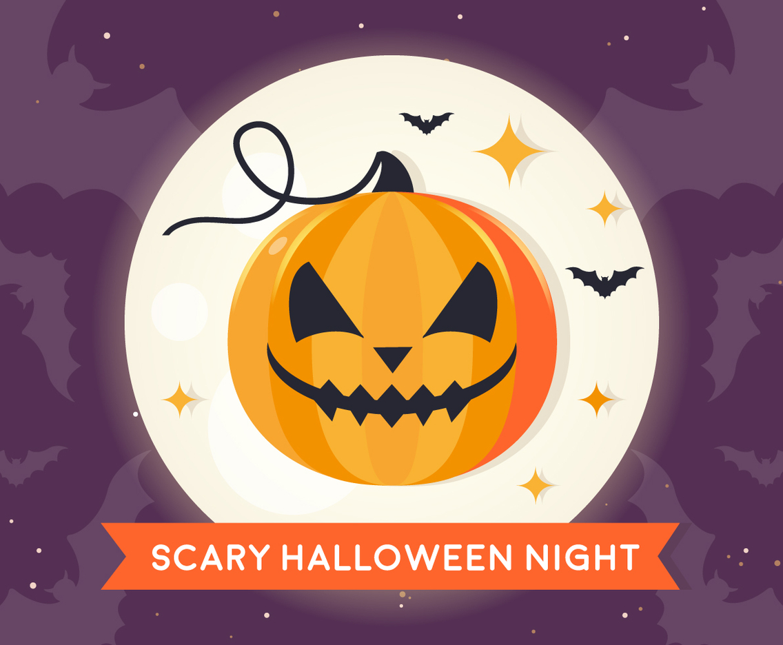 Jack-o-lantern Vector Illustration