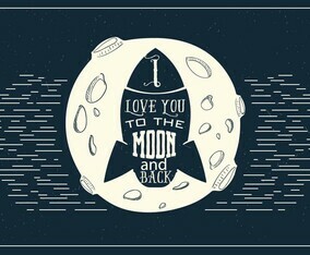 Free Love Rocket Vector
