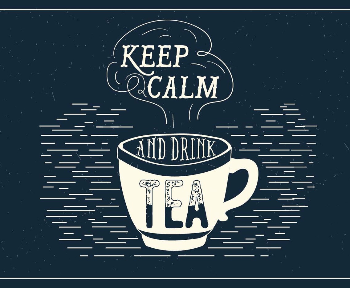 Tea Vector Typography