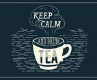 Tea Vector Typography