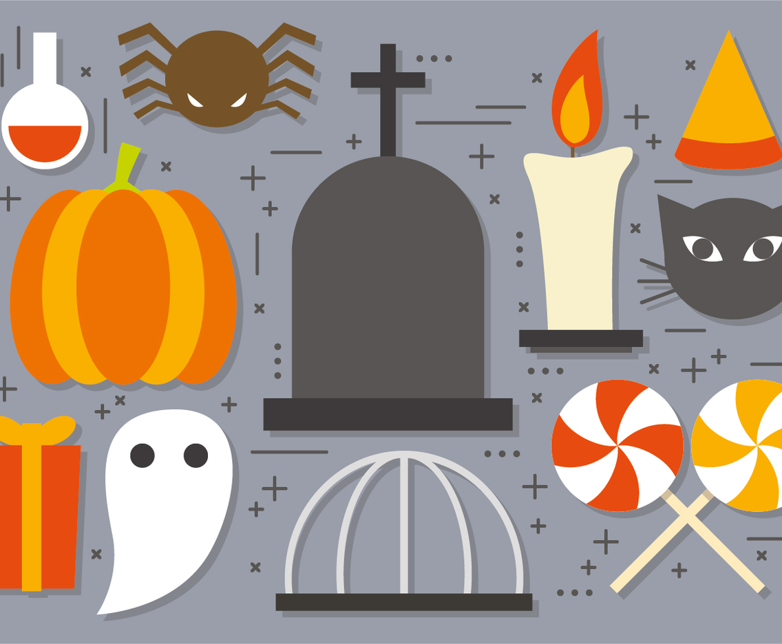 Fun Vector Halloween Icons