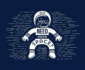 Free Vector Astronaut