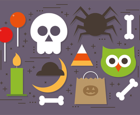 Free Halloween Elements Vector Collection