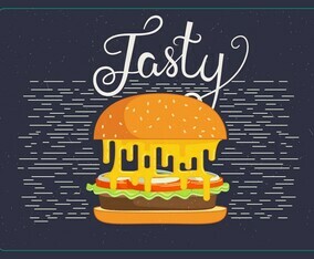 Free Vector Hamburger Illustration