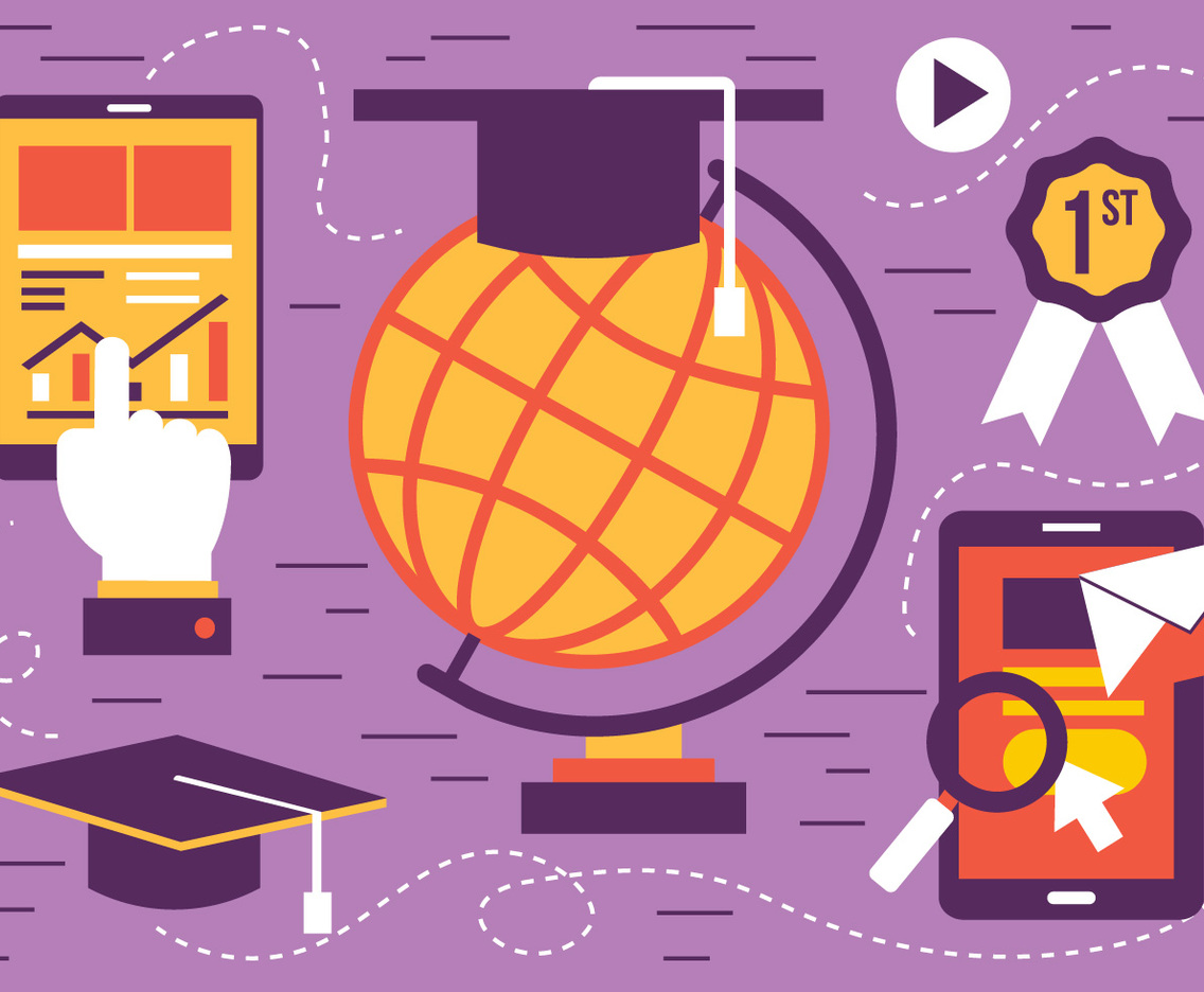 Free Flat Vector School Elements