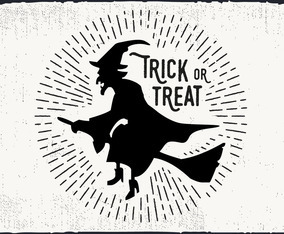 Free Trick or Treat Vector Illustration