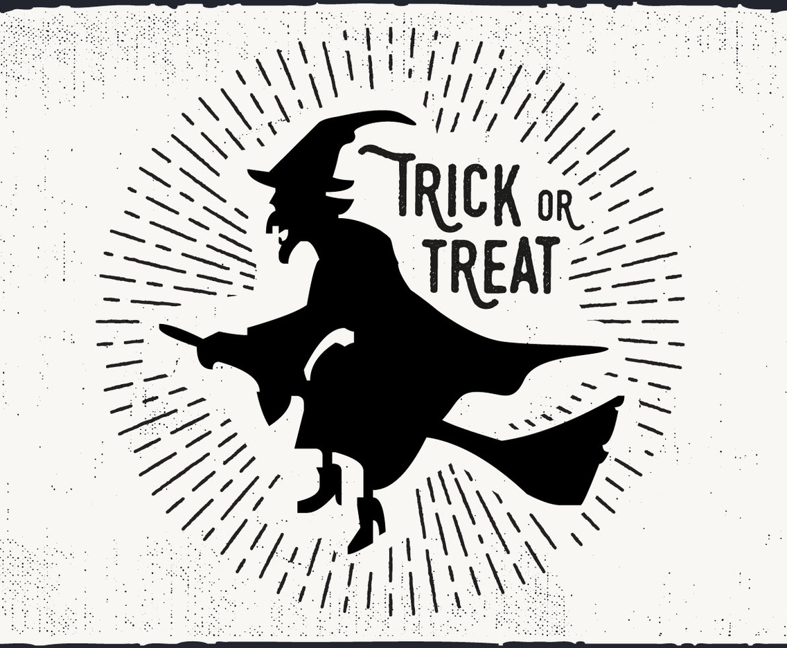 Free Trick or Treat Vector Illustration