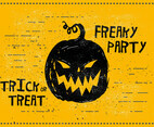 Freaky Halloween Vector Illustration