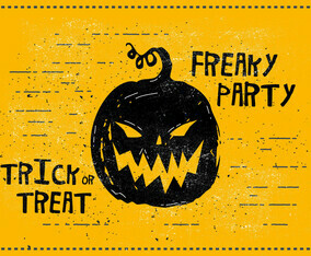 Freaky Halloween Vector Illustration