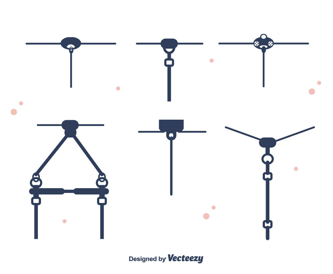 Zipline Set Vector