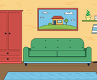 Free Living Room Vector