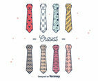 Hipster Style Cravat Vector