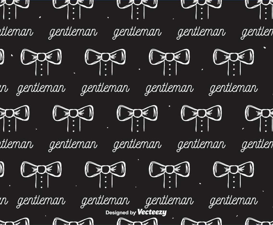 Gentleman Pattern Vector