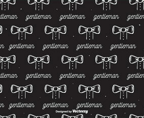 Gentleman Pattern Vector