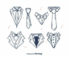 Gentleman Set Vector