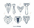 Gentleman Set Vector