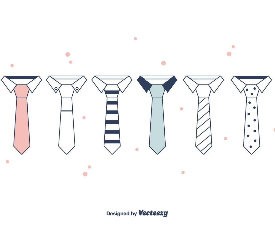Cravat Set Vector