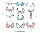 Beautiful Collars Vector