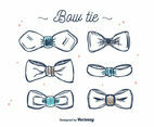 Bow Tie Set Vector