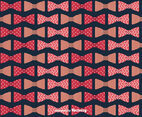 Bow Ties Background Vector