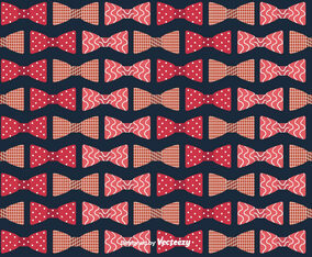 Bow Ties Background Vector