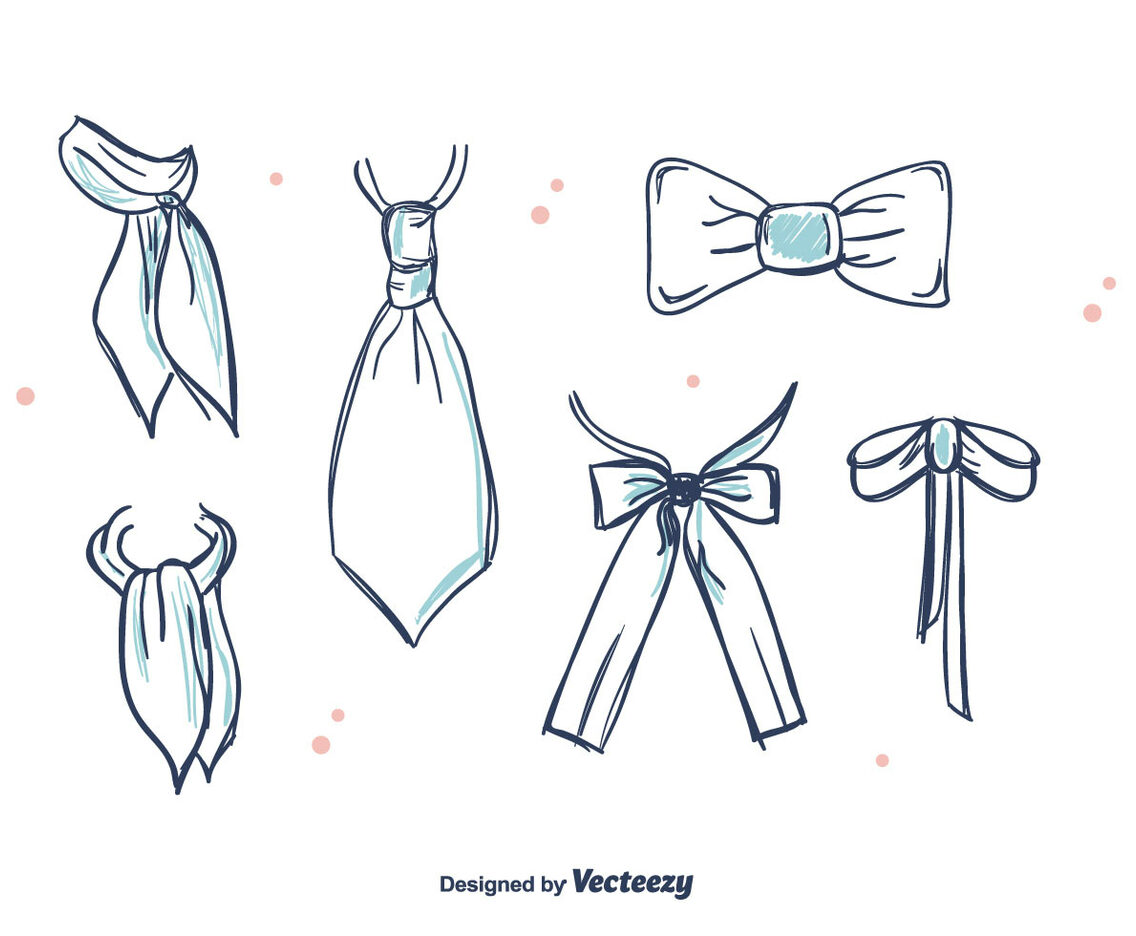 Ties And Cravat Vector
