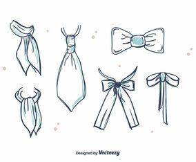 Ties And Cravat Vector