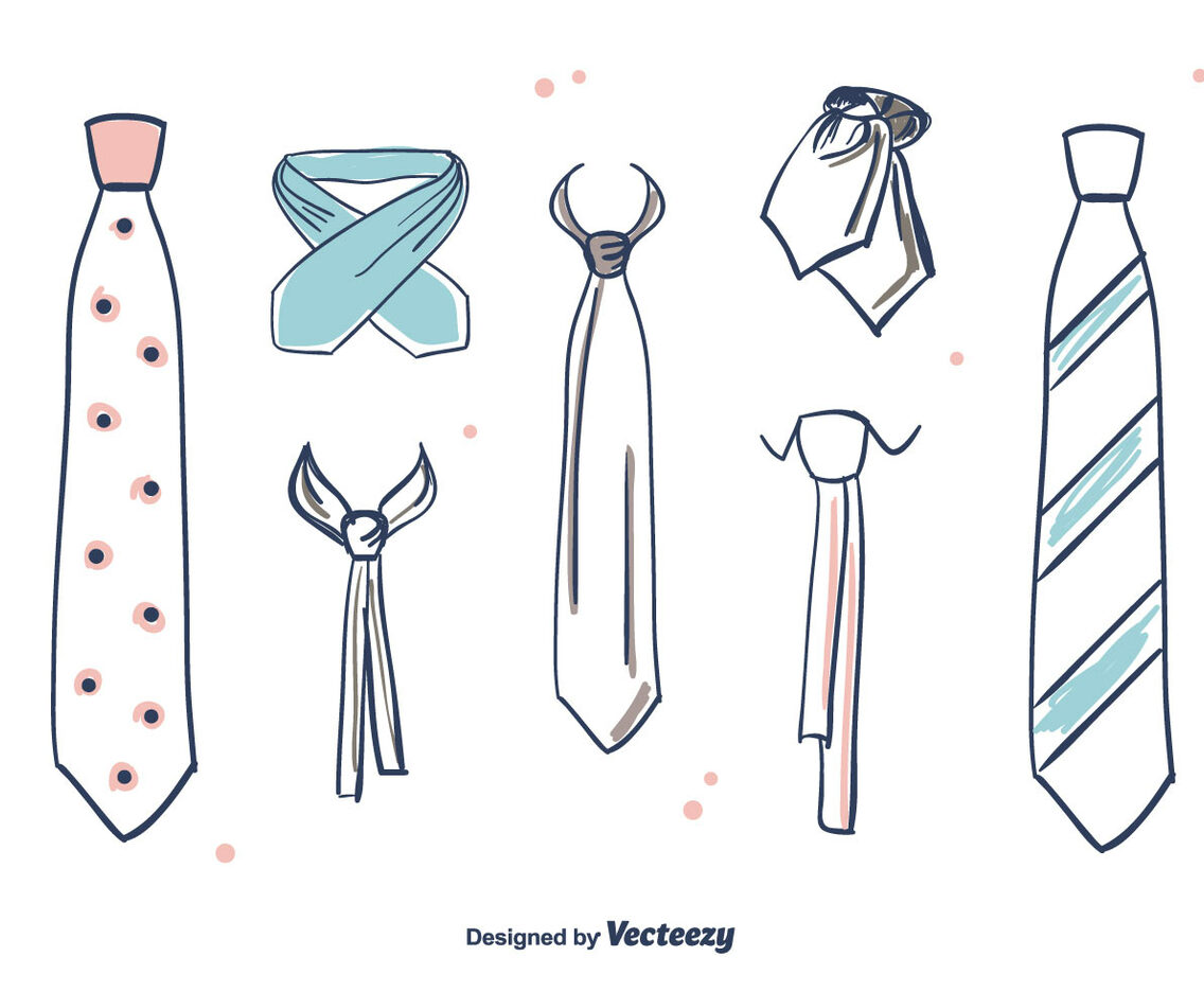 Hand Drawn Cravat Vector