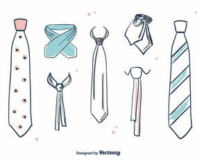 Hand Drawn Cravat Vector