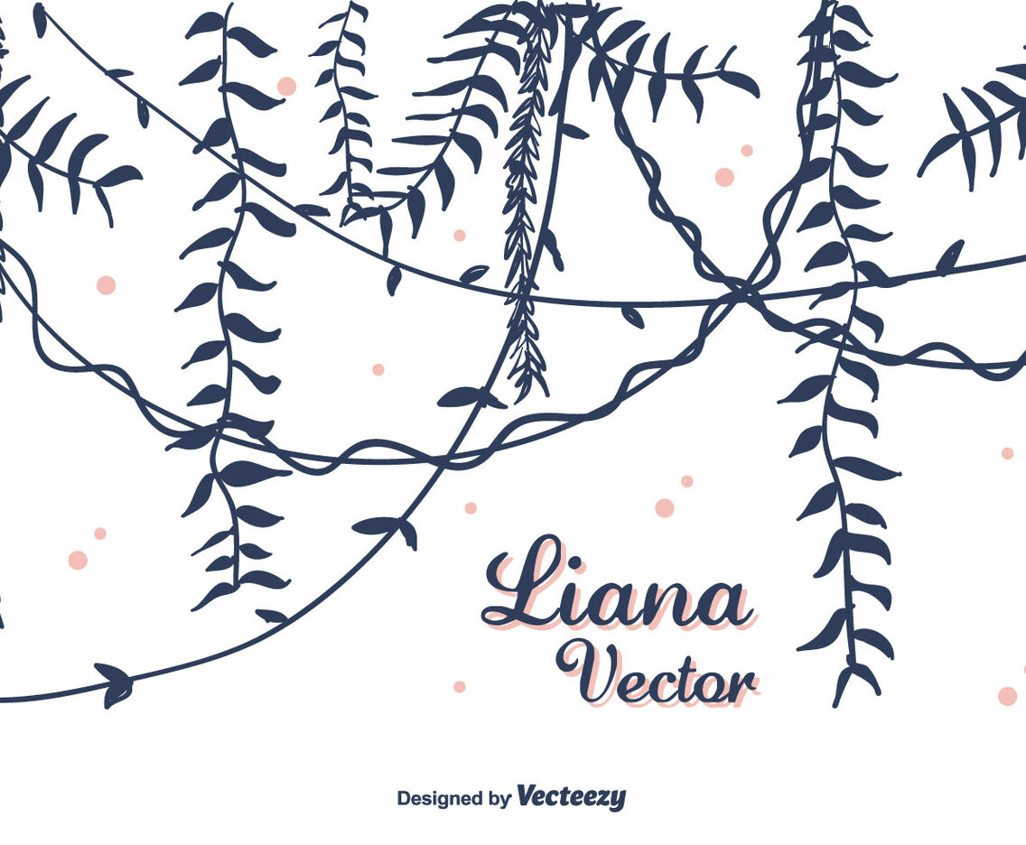 Hand Drawn Liana Vector
