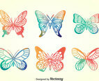 Colorful Butterfly Collection Set