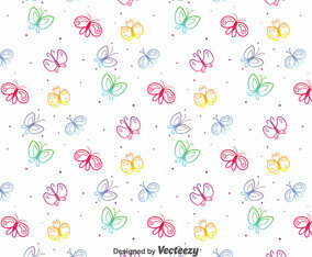 Colorful Butterfly Pattern