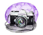 Free Vintage Camera Watercolor
