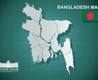 Free Bangladesh Map Illustration