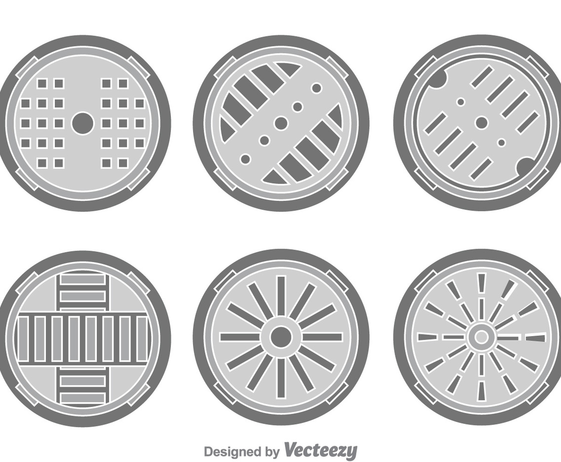 Manhole Cover Vector
