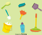 Cleanning Tools Vector Set