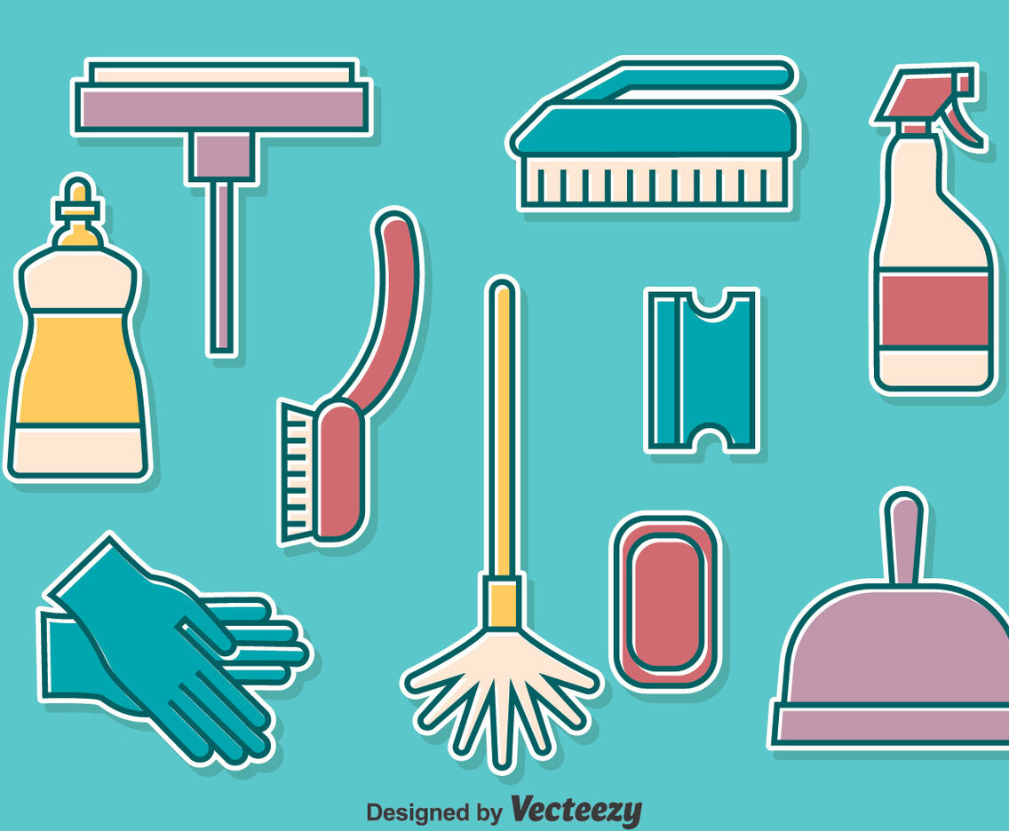Home Cleanning Tools Collection Set