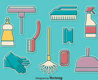 Home Cleanning Tools Collection Set