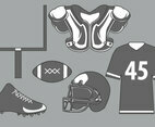 Football Equipment Vector