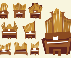 Pipe Organ Vector