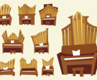 Pipe Organ Vector