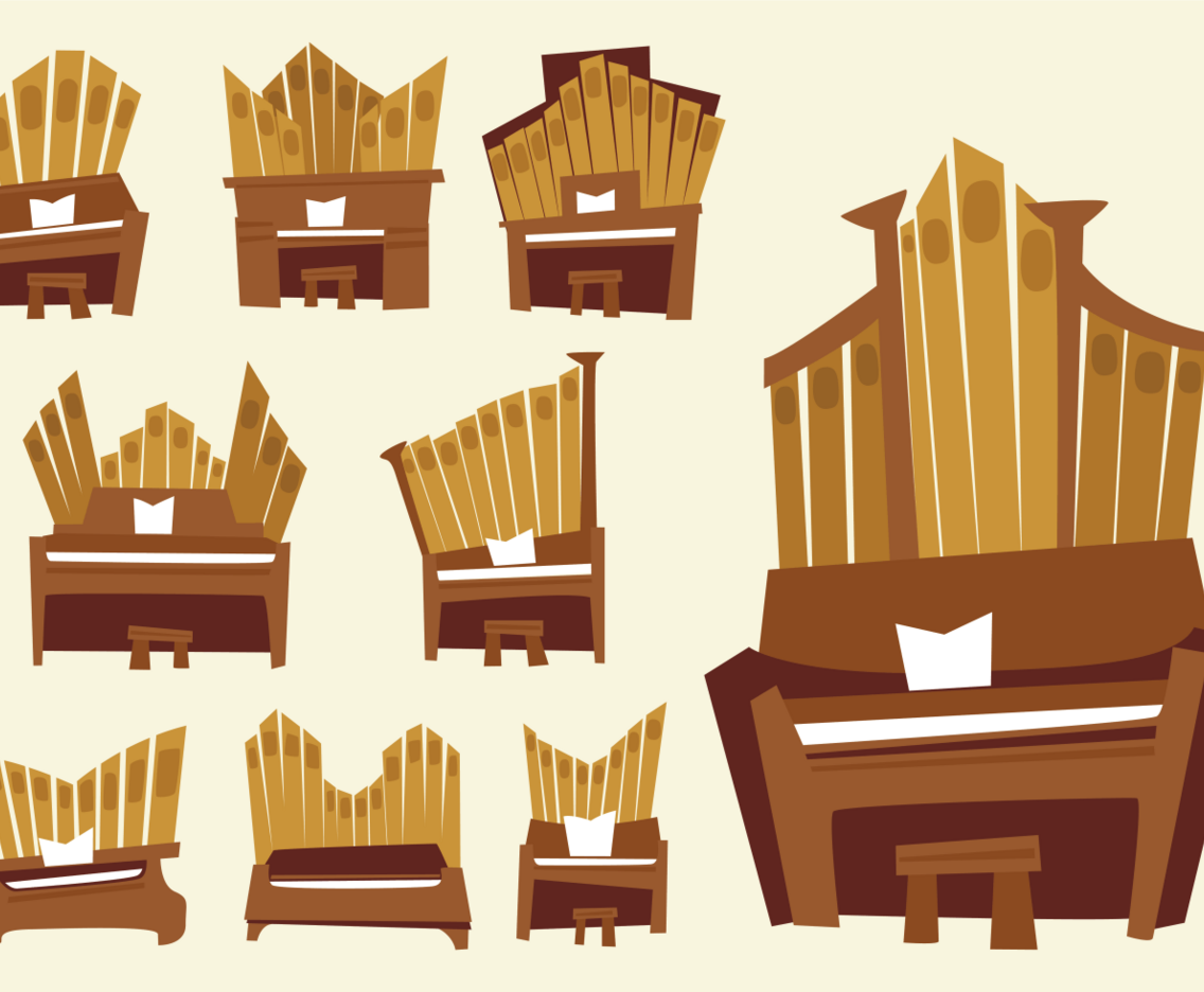 Pipe Organ Vector