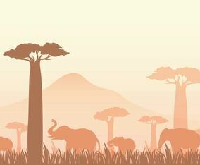 Free Baobab Vector Illustration