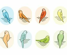 Free Budgie Vector
