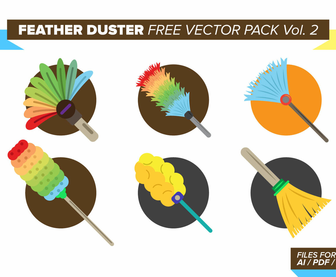 Feather Duster Free Vector Pack Vol. 2