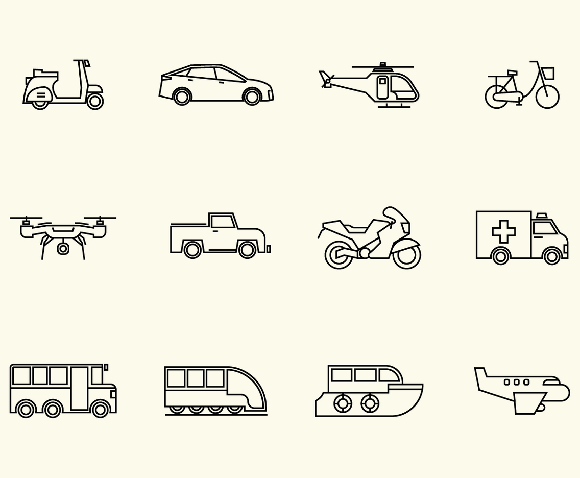 Free Vehicle Vector Icon