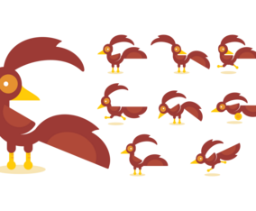 Roadrunner Cartoon Vectors