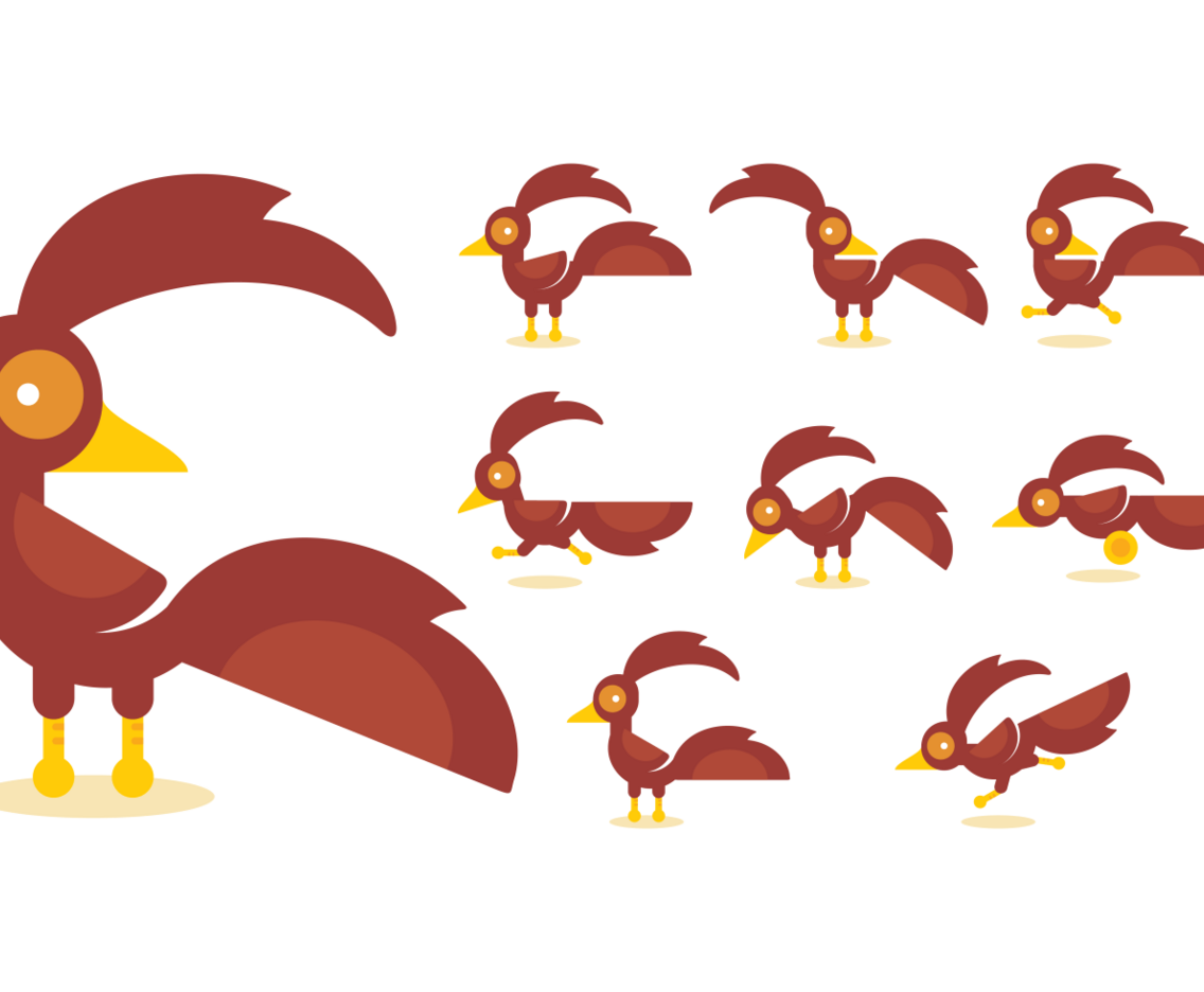 Roadrunner Cartoon Vectors