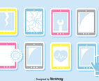 Smartphone Repair Vector Set