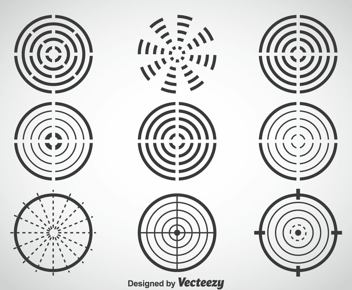 Laser Tag Target Vector Set